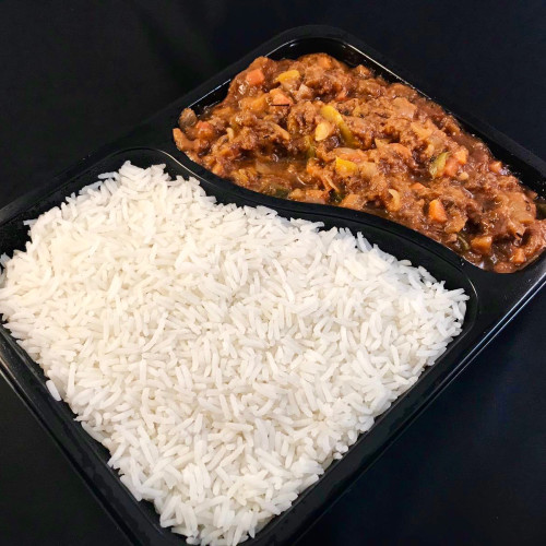 Kippenragout + rijst